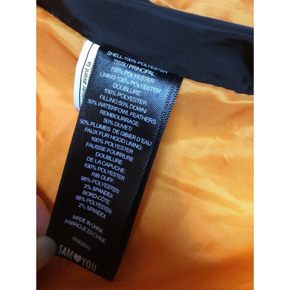 Sam Edelman Womens Hooded Down Puffer Coat Black Size M - Picture 5 of 7